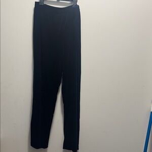 R & M Richards Elegant Black Velvet Pants